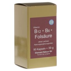 B12+B6+Folsäure ohne Lactose Kapseln (PZN 05388902)