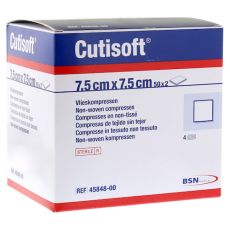 CUTISOFT Vlieskompressen 7,5x7,5 cm steril (PZN 04894885)