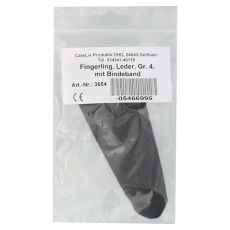 FINGERLING Leder Gr.4 mit Bindeband (PZN 05466996)