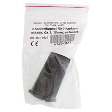KRÜCKENKAPSEL Gr.1 18 mm schwarz (PZN 03097833)