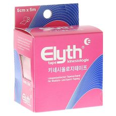 KINESIOLOGIE Tape Elyth 5 cmx5 m rot (PZN 10735814)