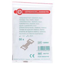 VERBANDKLAMMERN braun (PZN 00033703)