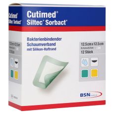 CUTIMED Siltec Sorbact PU-Verb.12,5x12,5 cm (PZN 07342689)