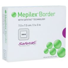 MEPILEX Border Schaumverband 7,5x7,5 cm (PZN 12373999)