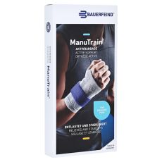 MANUTRAIN Handgelenkbandage links Gr.2 titan (PZN 01285967)
