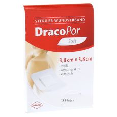 DRACOPOR Wundverband 3,8x3,8 cm steril (PZN 10713787)