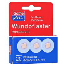 GOTHAPLAST Wundpflaster 2,2 cm transparent (PZN 13659723)