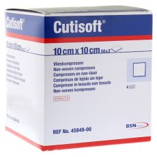CUTISOFT Vlieskompressen 10x10 cm steril (PZN 04894891)