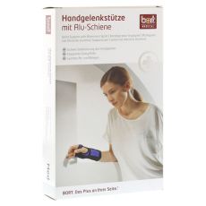BORT Handgelenkstütze m.Aluschiene re.M schwarz (PZN 05539399)