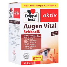 DOPPELHERZ Augen Vital Sehkraft aktiv Kapseln (PZN 16664771)