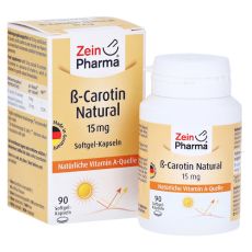 BETA CAROTIN NATURAL 15 mg ZeinPharma Weichkapseln (PZN 14293394)
