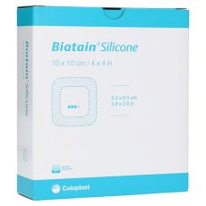 BIATAIN Silicone Schaumverband 10x10 cm (PZN 03879292)