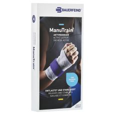 MANUTRAIN Handgelenkbandage rechts Gr.6 schwarz (PZN 07552346)