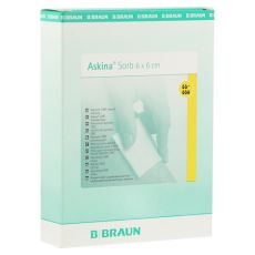 ASKINA Sorb Alginat CMC Wundauflage 6x6 cm ster. (PZN 02251611)