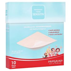 PIRATOPLAST Foam sensitiv ster.Schaumverb.10x10 cm (PZN 12589073)