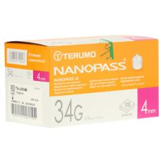 TERUMO NANOPASS 34 Pen Kanüle 34 G 0,18x4 mm (PZN 09771265)