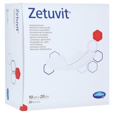 ZETUVIT Saugkompressen unsteril 10x20 cm (PZN 15782422)