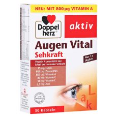 DOPPELHERZ Augen Vital Sehkraft aktiv Kapseln (PZN 16659161)