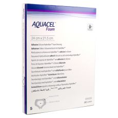 AQUACEL Foam adhäsiv Sakral 21,5x24 cm Verband (PZN 10818405)