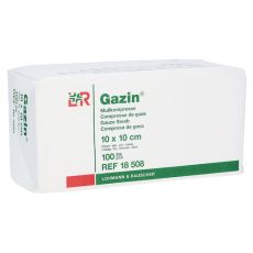 GAZIN Mullkomp.10x10 cm unsteril 16fach Op (PZN 03959430)