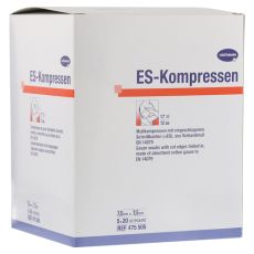 ES-KOMPRESSEN steril 7,5x7,5 cm 12fach Großpackung (PZN 06454096)