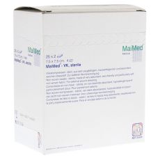 VLIESSTOFF-KOMPRESSEN 7,5x7,5 cm steril 4fach (PZN 06310316)