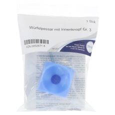 ARABIN Würfel Pessar m.Innenknopf Gr.3 (PZN 08526718)
