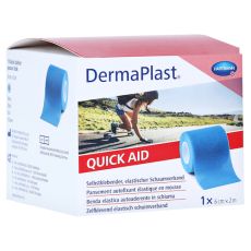 DERMAPLAST Quick Aid Schaumverb.6 cmx2 m blau (PZN 15389908)