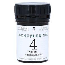 SCHÜSSLER Nr.4 Kalium chloratum D 6 Tabletten (PZN 13576782)