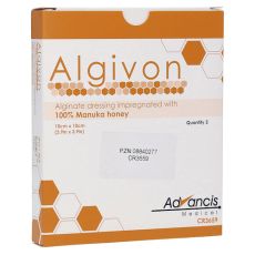 ALGIVON Honig Wundauflage 10x10 cm (PZN 08840277)