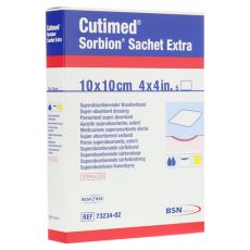 CUTIMED Sorbion Sachet Extra Wundaufl.10x10 cm (PZN 11361729)