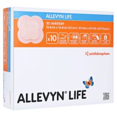 ALLEVYN Life 15,4x15,4 cm Silikonschaumverband (PZN 09634048)