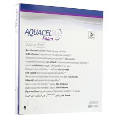 AQUACEL Ag Foam nicht adhäsiv 20x20 cm Verband (PZN 09060676)