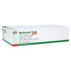 MOLLELAST haft Binden latexfrei 6 cmx20 m weiß (PZN 09885939)
