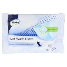 TENA WET Wash Glove parfümiert 15x23 cm blau (PZN 10061385)