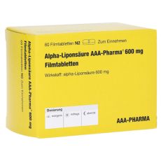 Alpha-Liponsäure AAA-Pharma 600mg (PZN 12415982)