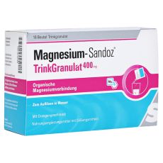 MAGNESIUM SANDOZ Trinkgranulat 400 mg Beutel (PZN 14210089)