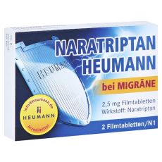 Naratriptan Heumann bei Migräne 2,5mg (PZN 09542263)
