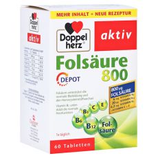 DOPPELHERZ Folsäure 800 Depot Tabletten (PZN 15607268)