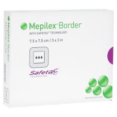 MEPILEX Border Schaumverband 7,5x7,5 cm (PZN 01607508)