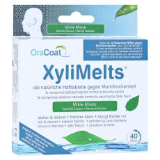 ORACOAT XyliMelts Hafttabletten milde Minze (PZN 12596073)