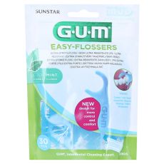 GUM Easy-Flossers Zahnseidesti.gew.mint+Reise-Et. (PZN 11347652)