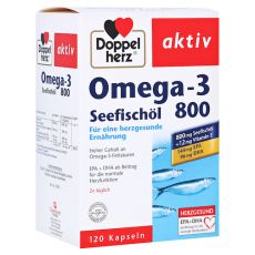 DOPPELHERZ Omega-3 Seefischöl 800 aktiv Kapseln (PZN 16485732)