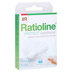 RATIOLINE protect Gelpflaster 4,5x7,4 cm (PZN 16389589)