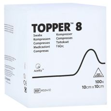 TOPPER 8 Kompr.10x10 cm unsteril (PZN 03420487)