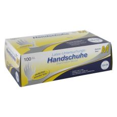 HANDSCHUHE Einmal Latex puderfrei M (PZN 00990238)