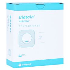 BIATAIN Schaumverband 7,5x7,5 cm selbst haftend (PZN 10837868)