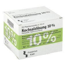 KOCHSALZLÖSUNG 10% Infusionslösungskonzentrat (PZN 00817474)