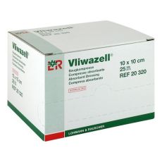 VLIWAZELL Saugkompressen steril 10x10 cm (PZN 00809575)