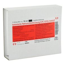ISOTONISCHE NaCl Lösung 0,9% Eifelfango Inj.-Lsg. (PZN 00874265)